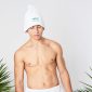 Unikalne_Kosmetyki_yeye_frotte_komplet_kilt_wiazany_spodnica_czapka_bawelna_bialy_2