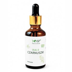 Olej z czarnuszki BIO zimnotłoczony nierafinowany 50ml YEYE Made in Nature Olej z czarnuszki BIO zimnotłoczony nierafinowany 50ml YEYE Made in Nature