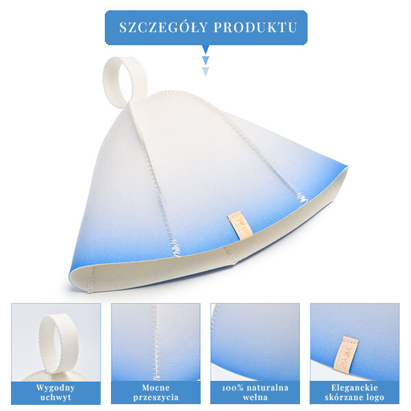 Unikalne_kosmetyki_czapka_do_sauny_gradient_niebieski_2 Unikalne_kosmetyki_czapka_do_sauny_gradient_niebieski_2