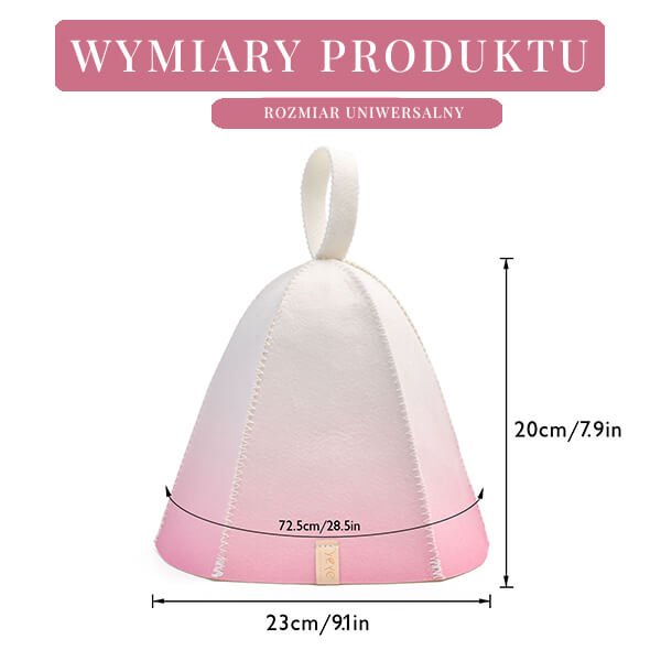 Unikalne_kosmetyki_czapka_do_sauny_gradient_roz_9 Unikalne_kosmetyki_czapka_do_sauny_gradient_roz_9