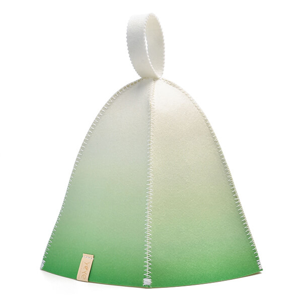Unikalne_kosmetyki_czapka_do_sauny_gradient_zielen_3 Unikalne_kosmetyki_czapka_do_sauny_gradient_zielen_3