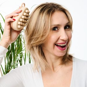 Lodowy masażer do głowy i ciała GOLD – YEYE Made in Nature